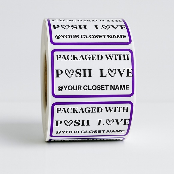 STICKERAFT Other - 100 Thank You stickers personalized with your poshmark closet name NWT